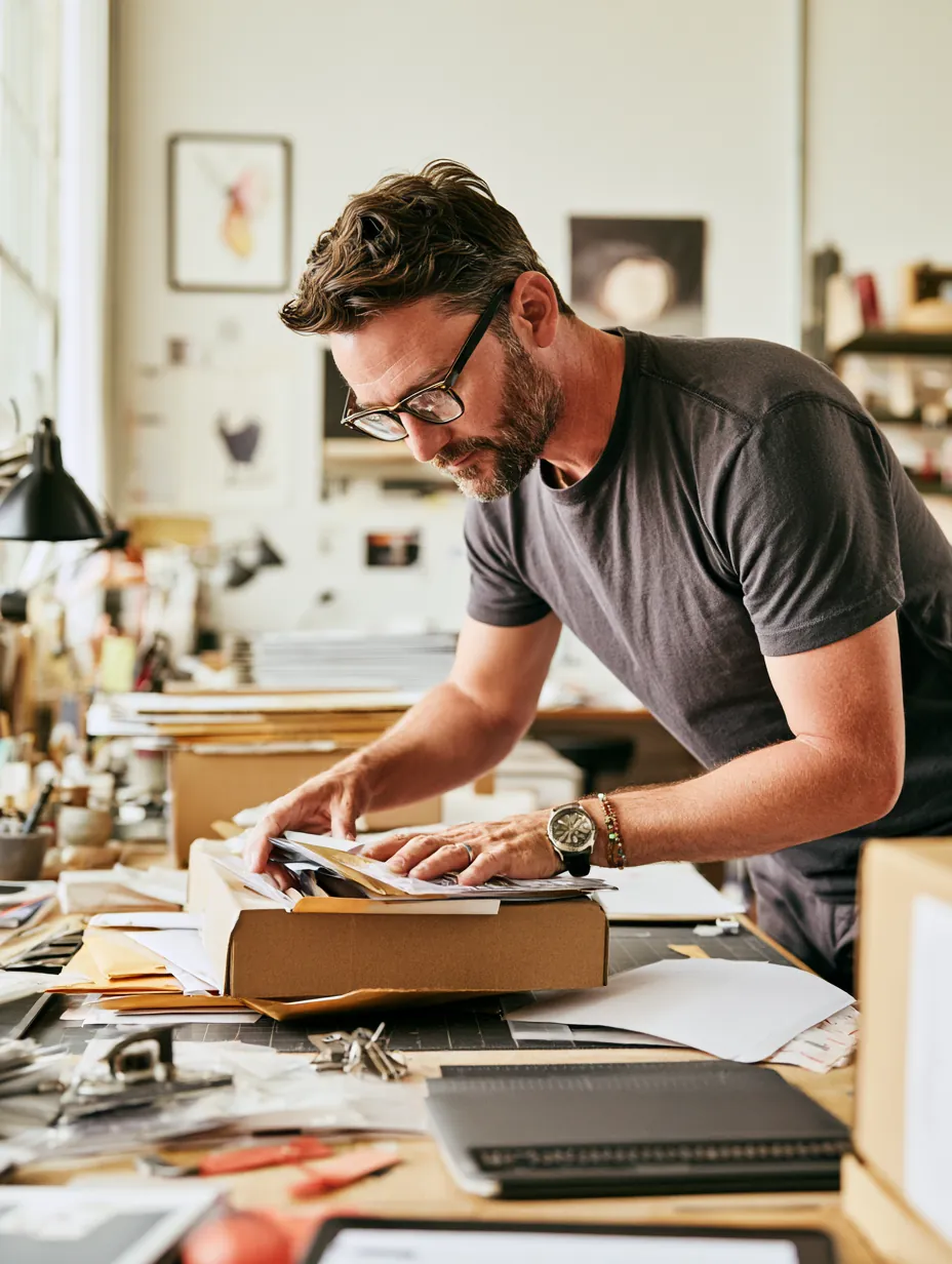 Shop owner packing customer orders into mailers, the kind of small business an Allstar Lending personal loan keeps moving